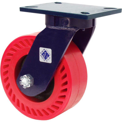RWM Casters 76 Series 6" Nylatron® HD Wheel Swivel Caster - 76-NYB-0630-S
