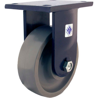 RWM Casters 96 Series 6" Nylatron® HD Wheel Rigid Caster - 95-NYB-0630-R