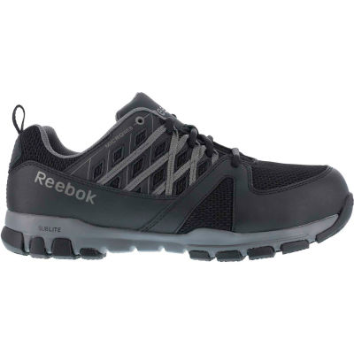 Reebok® RB416-W-11 Sublite Athletic Oxford Shoe, Steel Toe, Size 11