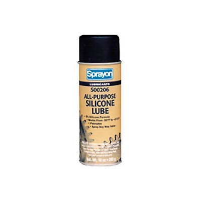 Sprayon LU206 All-Purpose Silicone Lubricant, 10 oz. Aerosol Can - SC0206000 - Pkg Qty 12