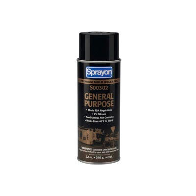 Sprayon MR302 General Purpose Release Agent, 12 oz. Aerosol Can - SC0302000 - Pkg Qty 12