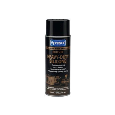 Sprayon MR305 Heavy Duty Silicone Release Agent, 12 oz. Aerosol Can - s00305000 - Pkg Qty 12