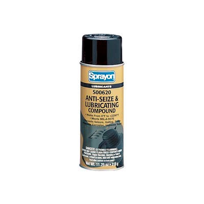 Sprayon LU620 Anti-Seize Compound, 11.25 oz. Aerosol Can - SC0620000 - Pkg Qty 12