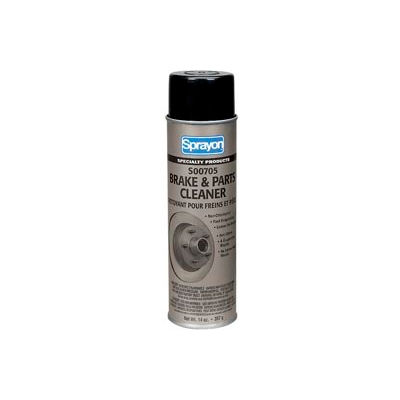 Sprayon SP705 Non-Chlorinated Brake & Parts Cleaner, 14 oz. Aerosol Can - SC0705000 - Pkg Qty 12