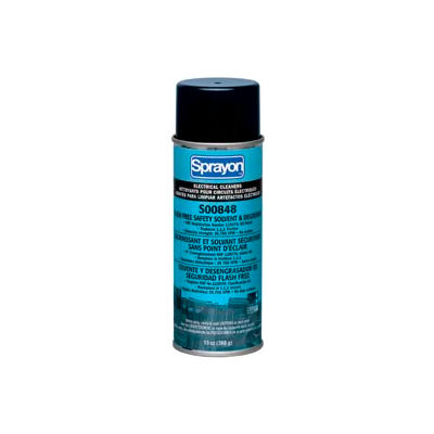 Sprayon El848 Flash Free Electrical Degreaser, 13 oz. Aerosol Can - SC0848000 - Pkg Qty 12