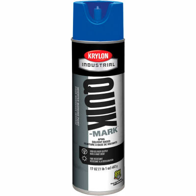 Krylon Industrial Quik-Mark Sb Inverted Marking Paint Apwa Blue - A03621007 - Pkg Qty 12