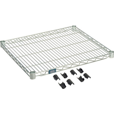 Nexel® S2124Z Poly-Z-Brite® Wire Shelf 24"W x 21"D