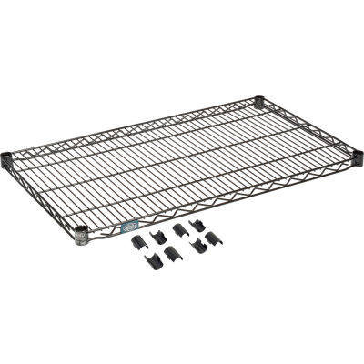 Nexel® S2136B Black Epoxy Wire Shelf 36"W x 21"D