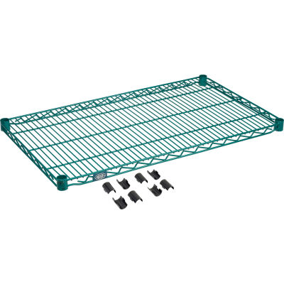 Nexel® S2136G Poly-Green® Epoxy Wire Shelf 36"W x 21"D