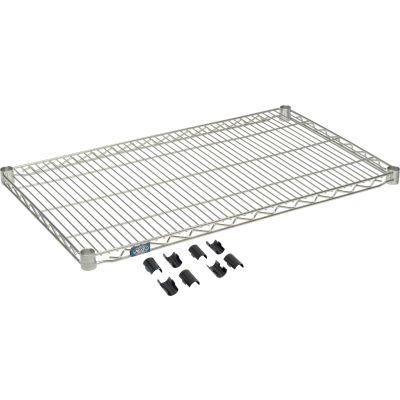 Nexel® S2136Z Poly-Z-Brite® Wire Shelf 36"W x 21"D