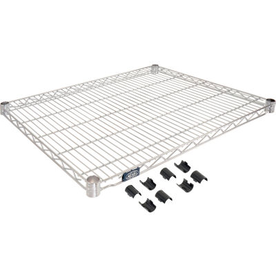 Nexel® S2430C Chrome Wire Shelf 30"W x 24"D