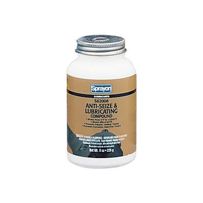 Sprayon LU620 Anti-Seize Compound, 8 oz. Brush Top Canister - s62008000 - Pkg Qty 12