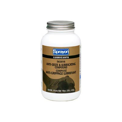 Sprayon LU620 Anti-Seize Compound, 16 oz. Brush Top Canister - SC0620TB0 - Pkg Qty 12