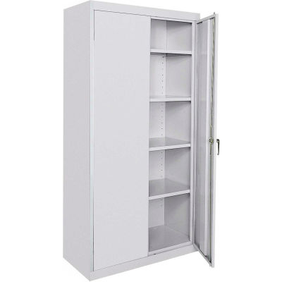 Sandusky Classic Storage Cabinet CA41362478-05 - 36"W x 24"D x 78"H Dove Gray