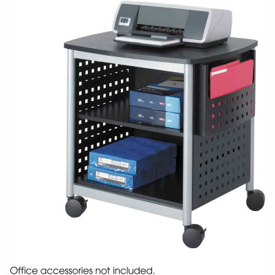 Safco® Products 1856BL Scoot Desk-Side Printer Stand