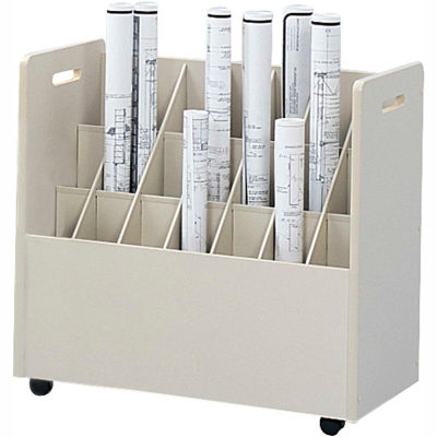 Mobile Roll File - 21 Compartment