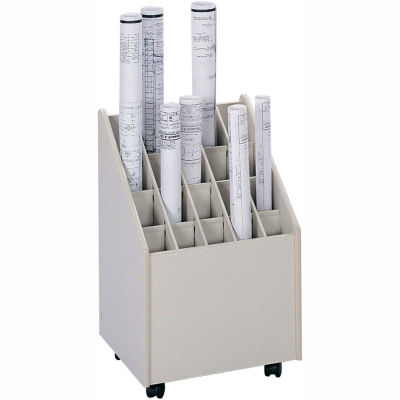 Mobile Roll File - 20 Compartment
