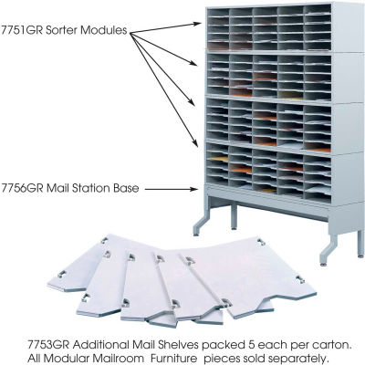 Mailroom Additional Mail Trays