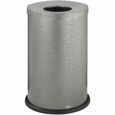 Safco® Black Speckle Open Top Receptacle, 35 Gallon - 9677NC