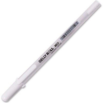 Sakura® Gelly Roll Rollerball Pen, Medium, White Ink