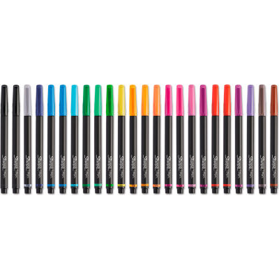 Sharpie® Art Pen, Assorted Ink, Fine, 24/Pack