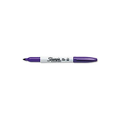 Sharpie Permanent Marker, 1.0mm Fine Tip, Purple Ink