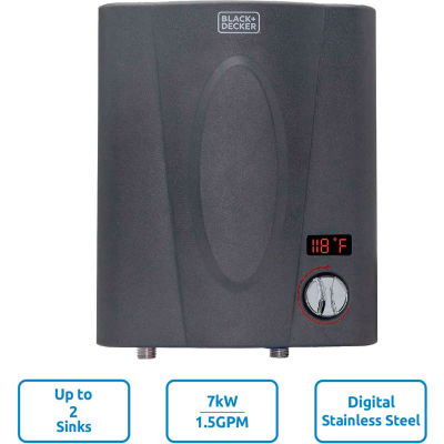 Black+Decker 7kW 1.5 GPM Electric Tankless Water Heater