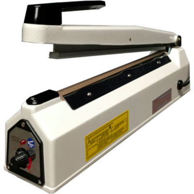 Sealer Sales KF-300H-WHITE 12" Hand Sealer w/ 2mm Seal Width, White