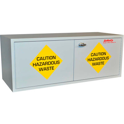 16 Gallon, Stak-a-Cab™ Hazardous Waste Cabinet, 47"W x 18"D x 18"H