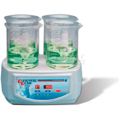 GENIE® SI-5246 Digital QuadMag Genie 4-Position Magnetic Stirrer, 230V, No Plug