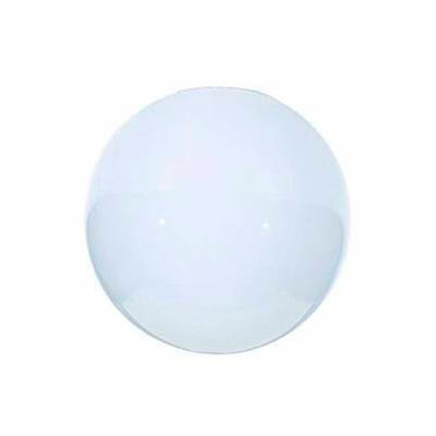 Satco 50-154 Blown Glossy Opal Neckless Ball 10-in. Diameter