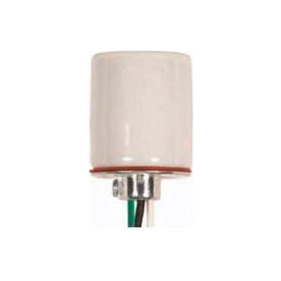 Satco 80-1202 Keyless Unglazed Porcelain Socket 1/8 IP Cap w/Set Screw