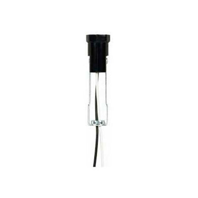 Satco 80-1301 Phenolic Candelabra Socket with 26' Leads 3-in. Flange