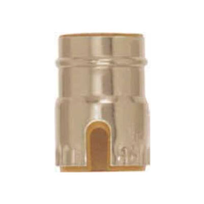 Satco 80-1351 Solid Brass Shell w/ Paper Liner Pull Chain/Turn Knob - Polished Nickel