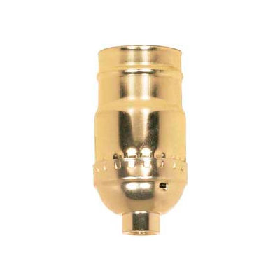 Satco 80-1669 Standard Keyless Socket Screw Terminal - Brite Gilt