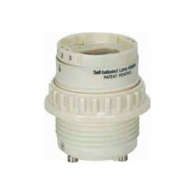 Satco 80-1847 18w G24q-2 combination ballast and lamp holder with GU24 base SB-FLA18