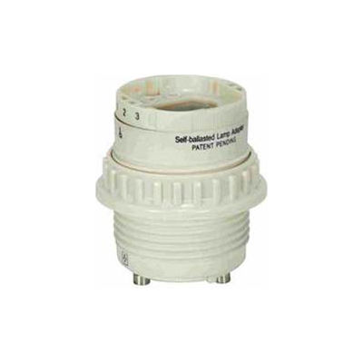 Satco 80-1857 Phenolic CFL Lampholder w/Uno Ring G24q-3 - GX24q-3 60Hz 0.30A 26W-277V