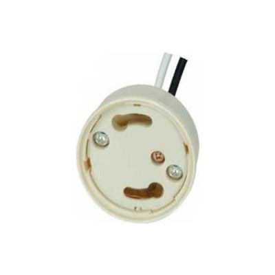 Satco 80-1858 Electronic Socket Cap 24-in. 18AWM 105-#176; Leads - U Channel