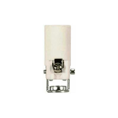 Satco 80-1893 1-1/2-in. Candelabra - Porcelain Socket w/Paper Liner