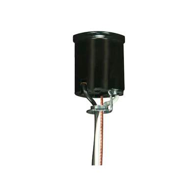 Satco 80-2036 Keyless Lampholder - Medium Base w/Rim