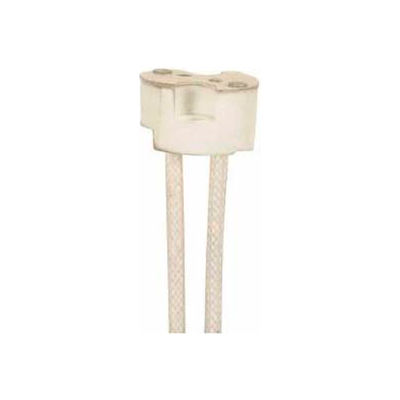 Satco 80-2049 Round Halogen Socket w/12-in. Leads
