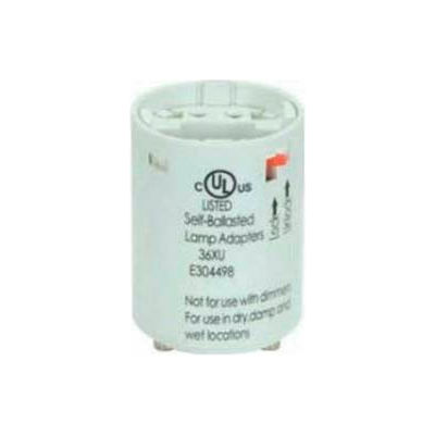 Satco 80-2075 Smooth Phenolic CFL Lampholder G24q-2 - GX24q-2 0.17A 13W-277V