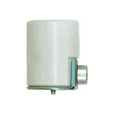 Satco 90-1108 Glazed Porcelain Socket w/Side Outlet - Bushing 1/8 IPS