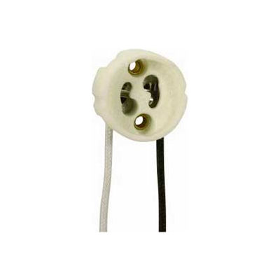 Satco 90-1552 Round Halogen Socket GU10 w/Mounting Holes