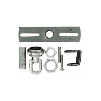Satco 90-1694 Screw Collar Loop Parts Bag - Chrome Finish