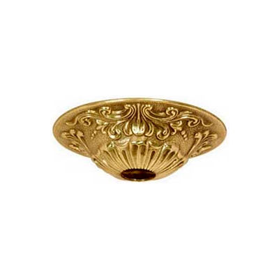 Satco 90-2383 Brass Canopy - Polished Brass Finish 5-1/2-in. Diameter
