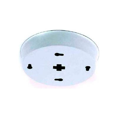 Satco 90-244 Bent Glass Ceiling Holder - White Finish