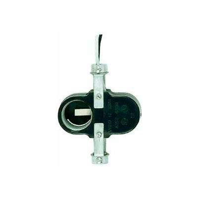 Satco 90-414 Twin Cluster Medium Socket - Twin Offset w/ 8-in. Leads