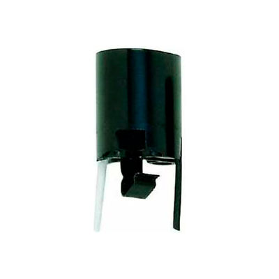 Satco 90-540 Keyless Lampholder Snap-In Socket w/ 6-in. Leads