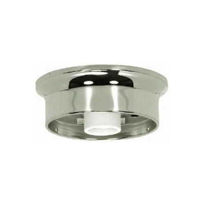 Satco 90-841 4-in. Wired Fixture Holder - Chrome Finish